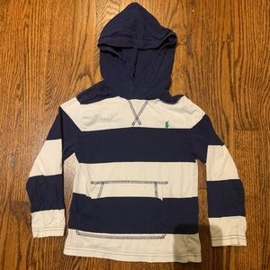 100% Cotton Polo by Ralph Lauren Hooded Long Sleeve Shirt